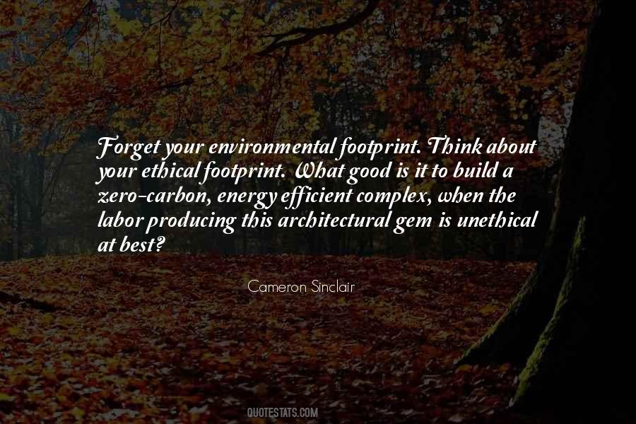 Quotes About Carbon Footprint #1473307