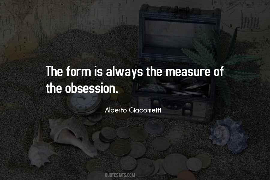 Quotes About Obsession #1284785