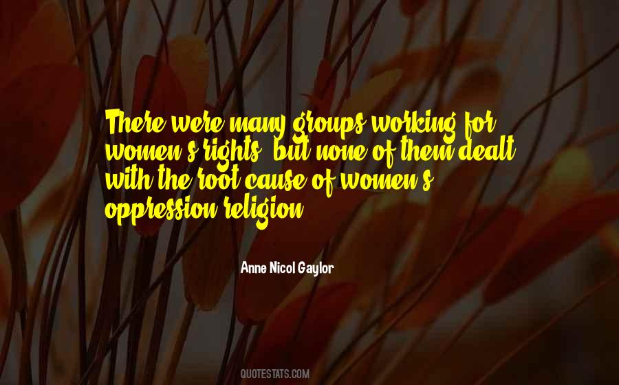 Quotes About Oppression Of Women #1562770