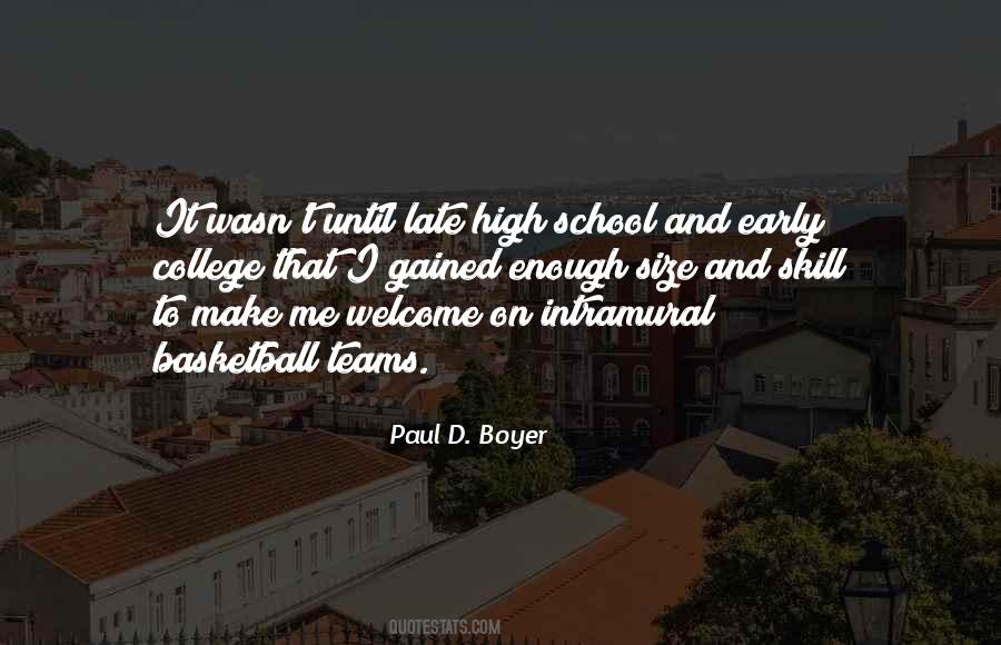 Quotes About College And High School #456392