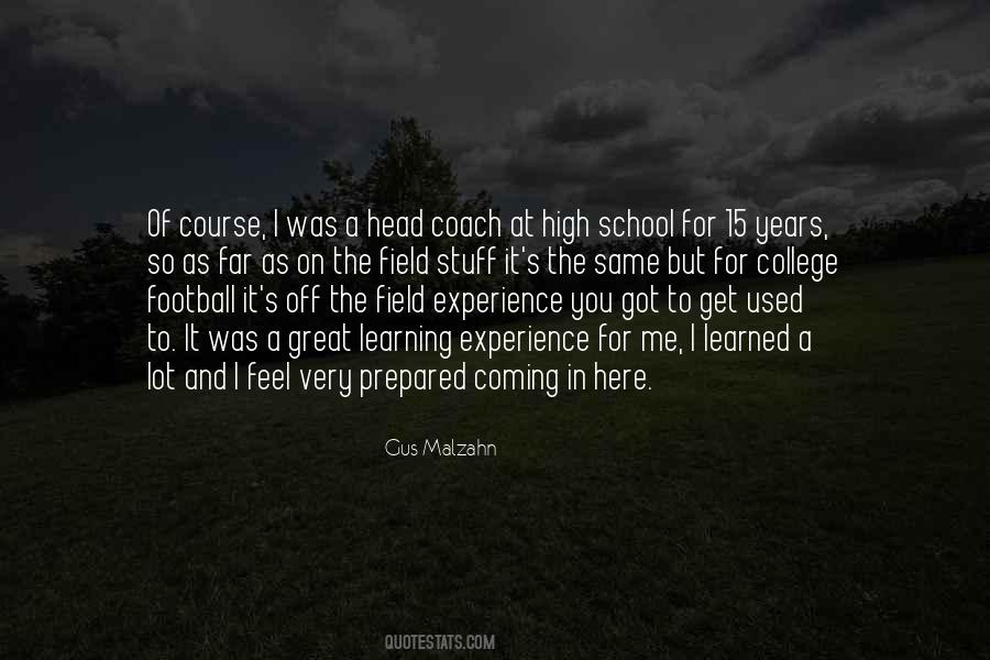 Quotes About College And High School #806230