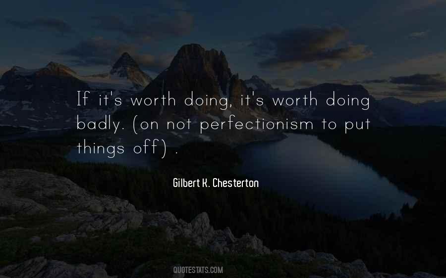 Quotes About Perfectionism #603481