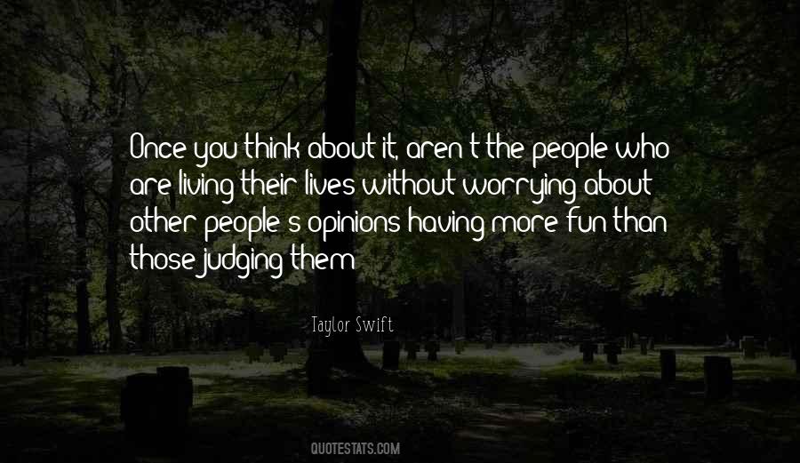 Quotes About Judging #1259079