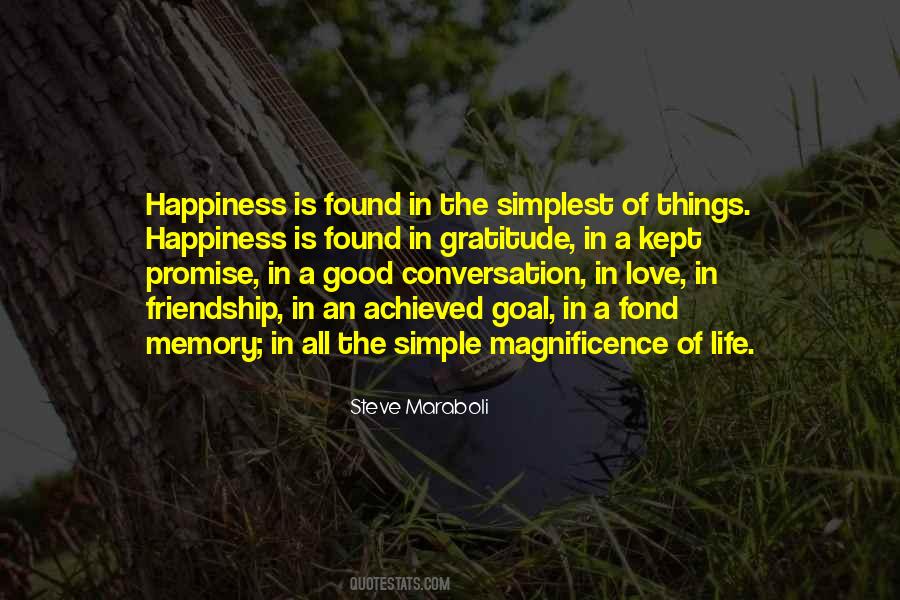 Quotes About The Simple Things In Life #1443053