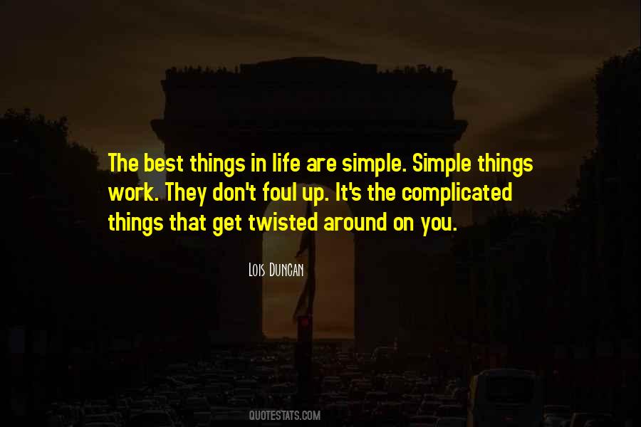 Quotes About The Simple Things In Life #1635535