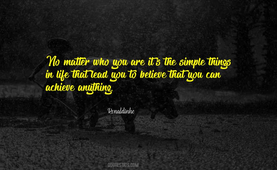Quotes About The Simple Things In Life #923015