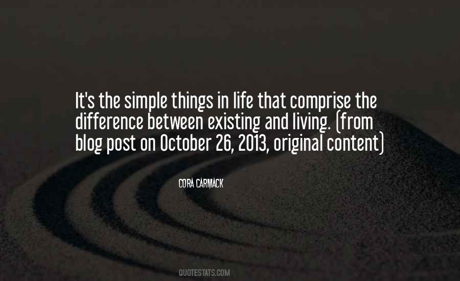 Quotes About The Simple Things In Life #934584