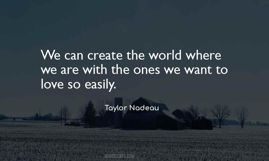 Create World Quotes #37995