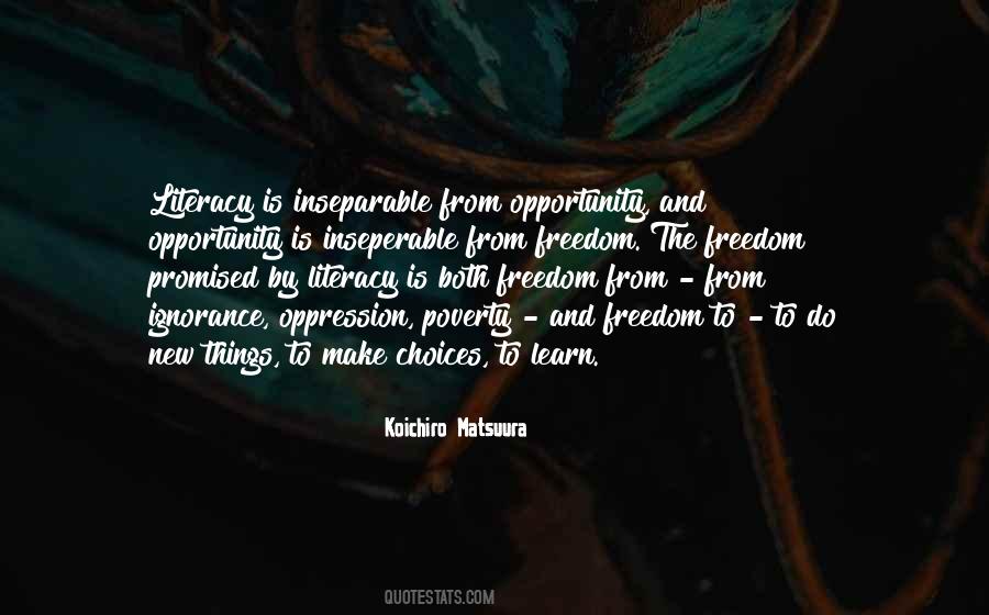 Quotes About Oppression And Freedom #1303669