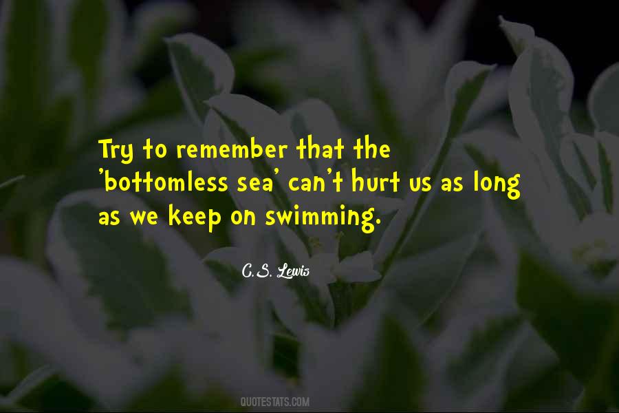 Just Keep Swimming Quotes #1695933