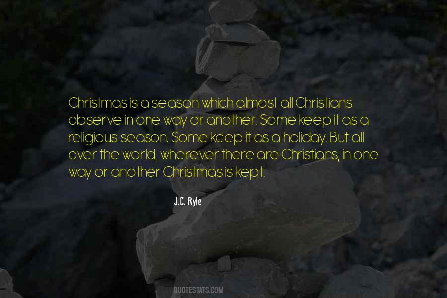 Quotes About Christmas Season #146050