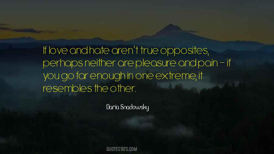 Quotes About Opposites In Love #1857018