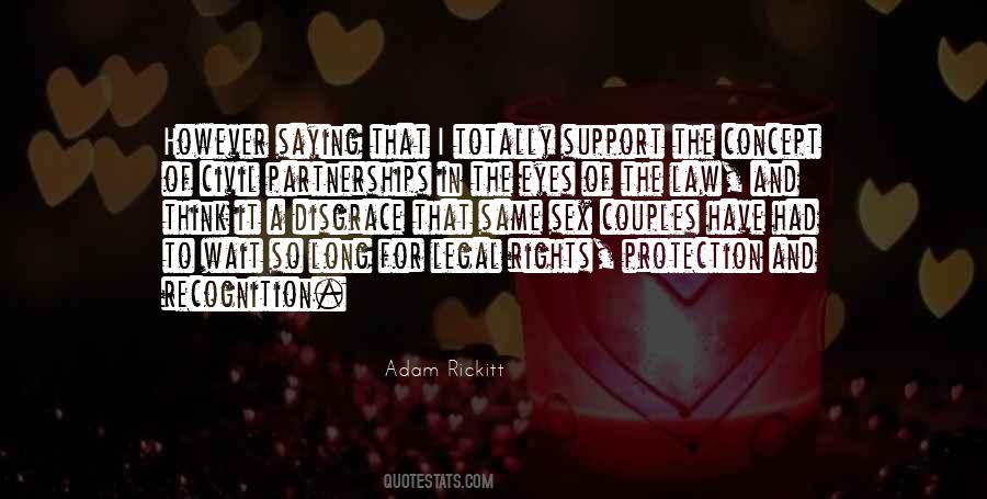 Quotes About Civil Partnerships #1487957