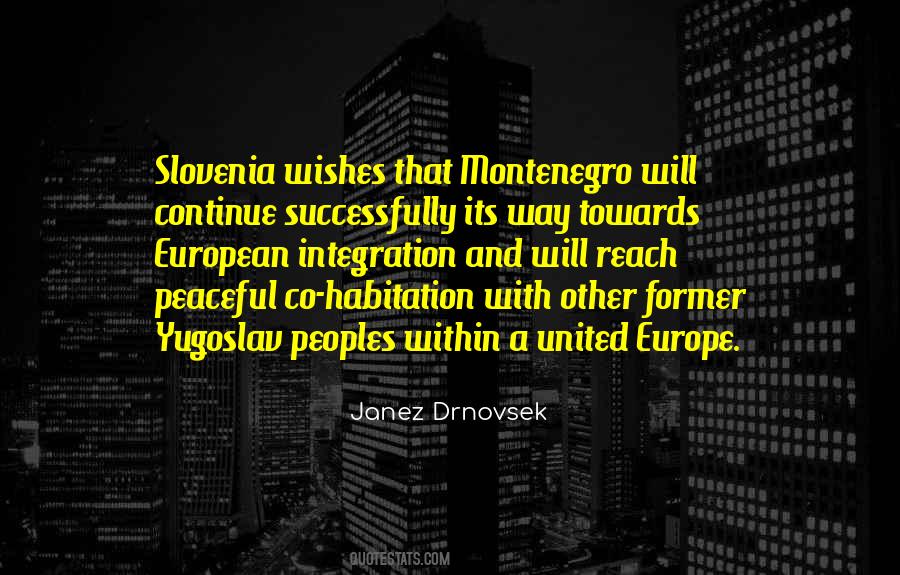 Quotes About European Integration #1209698