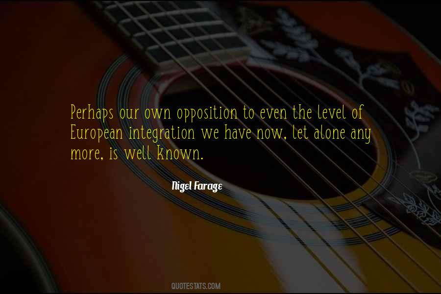 Quotes About European Integration #1453094