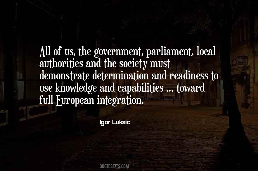Quotes About European Integration #1728887