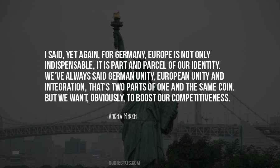 Quotes About European Integration #191085