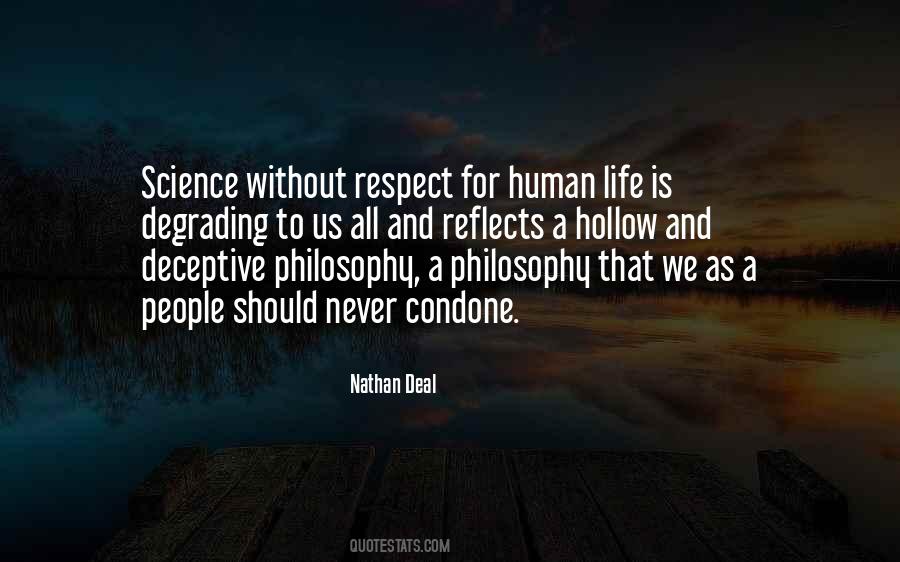 No Respect For Human Life Quotes #1091466
