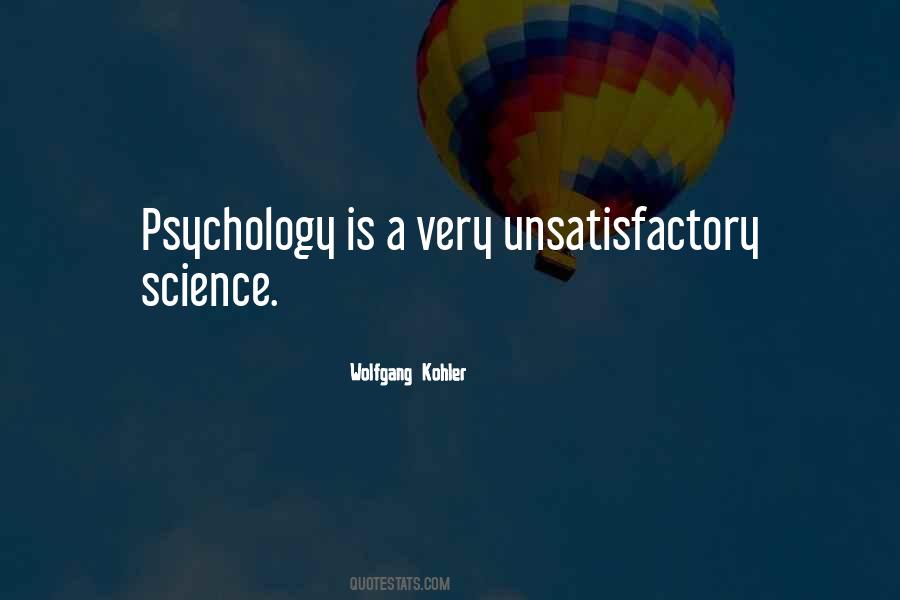Quotes About Psychology As A Science #191990
