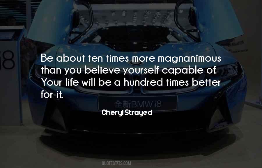 Quotes About Magnanimous #1252392