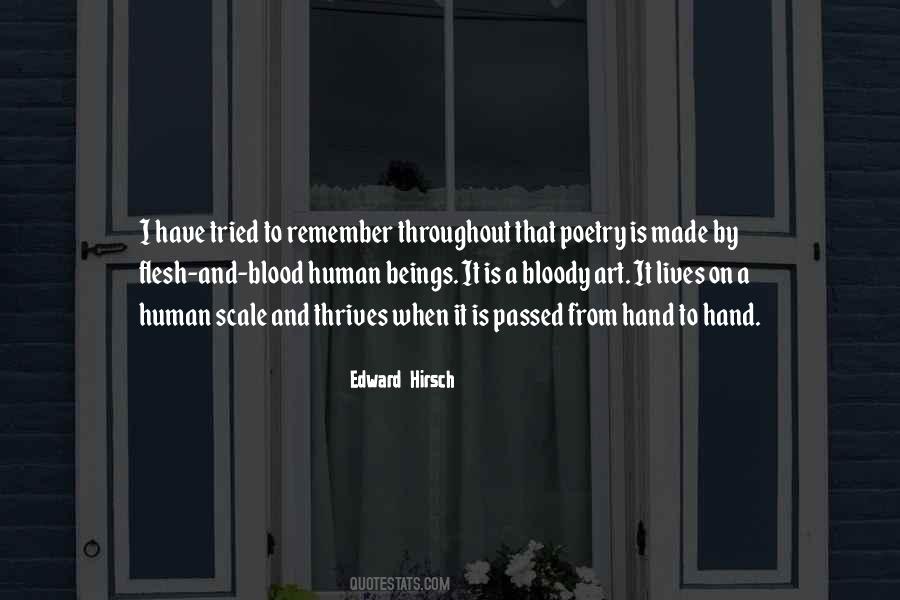 Flesh Blood Quotes #170949