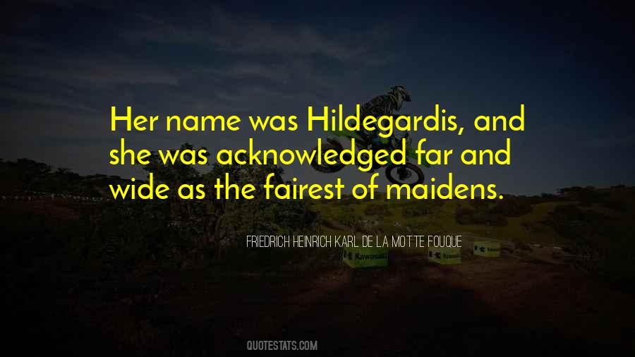Maiden Name Quotes #383167