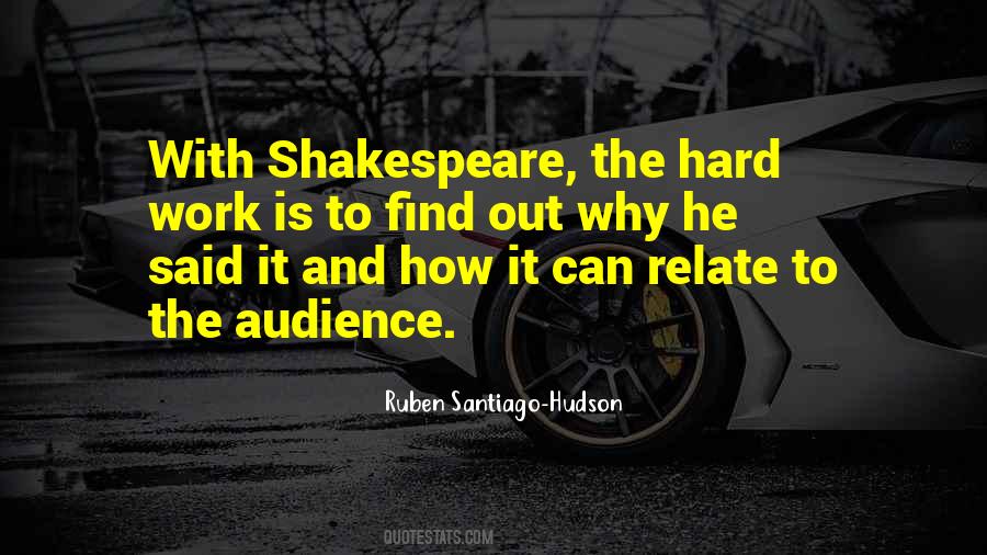 Quotes About Shakespeare's Work #337182