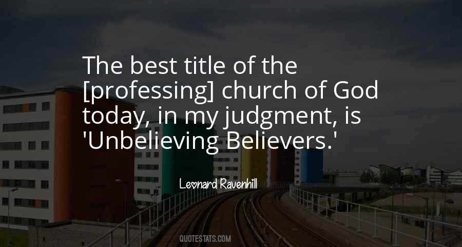 God Believers Quotes #275498