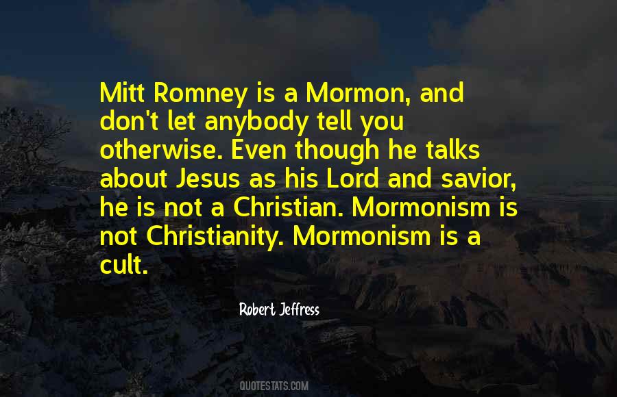 Quotes About Mormonism #528873