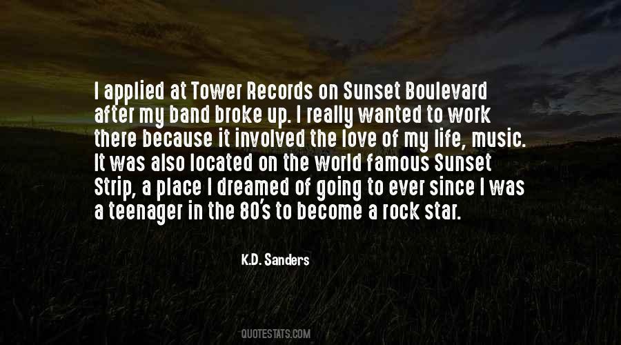 Quotes About Sunset Boulevard #801529