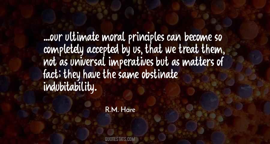 Quotes About Imperatives #996514