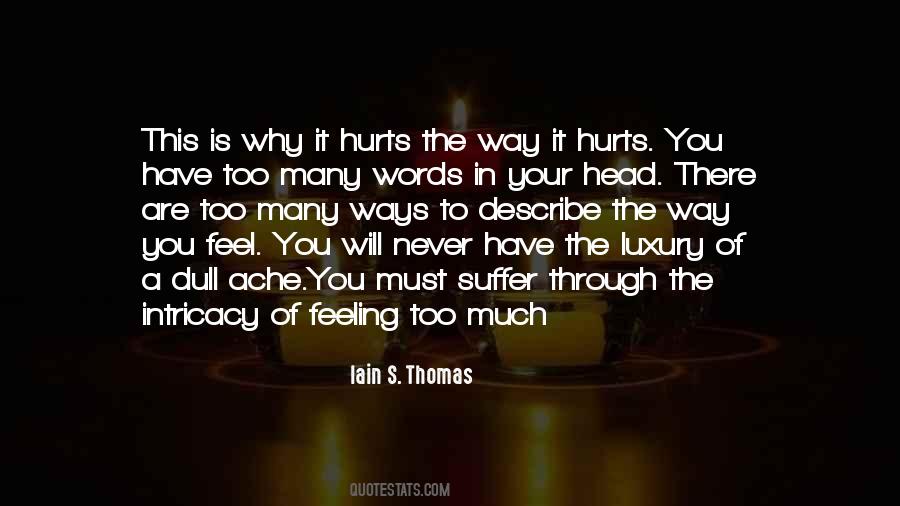 Quotes About Words Hurts #140734