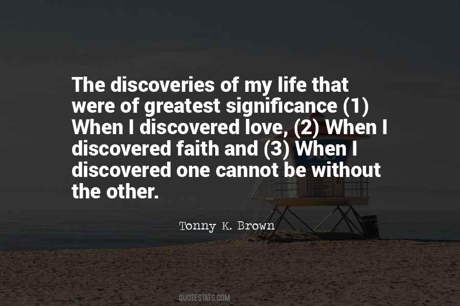 Life Discoveries Quotes #996498