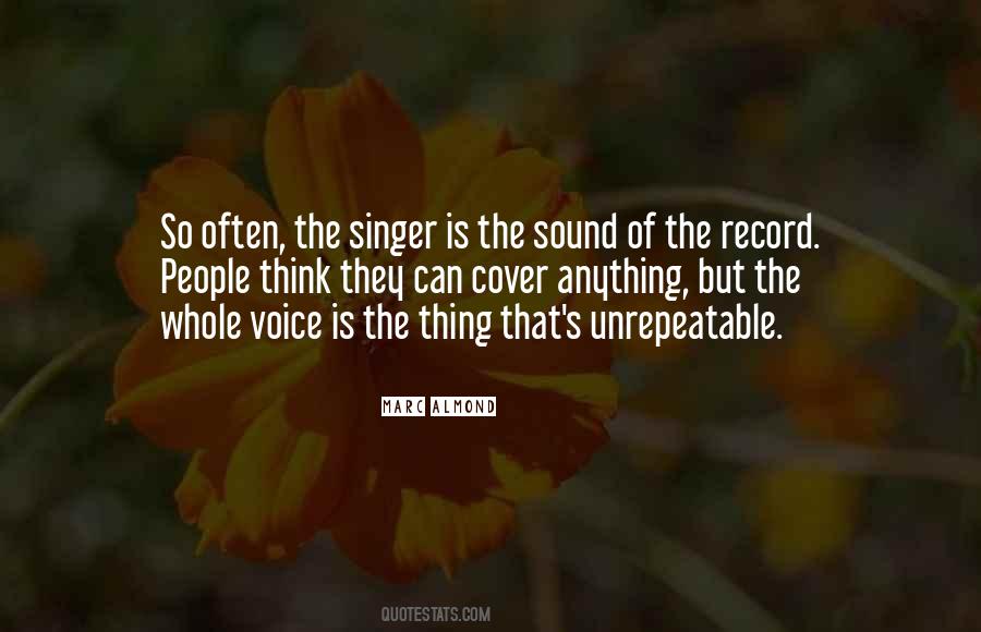 Quotes About The Singer #1461216