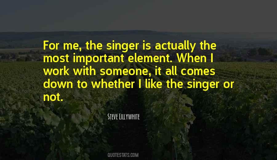 Quotes About The Singer #6551