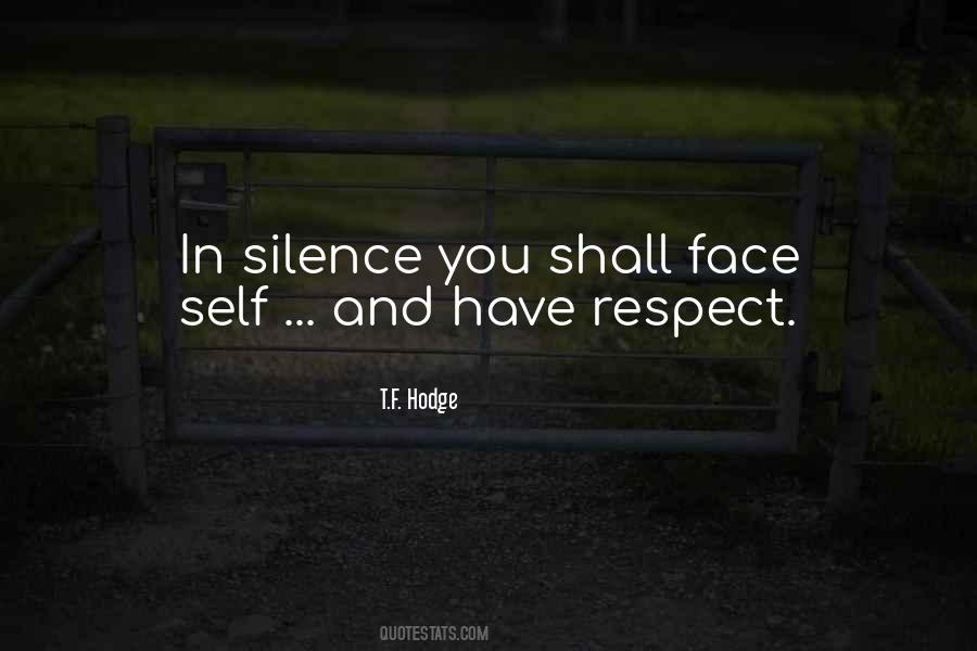 Quotes About Respecting Yourself #206883