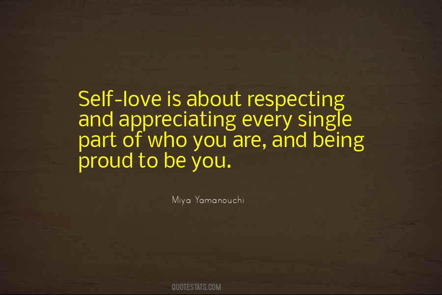 Quotes About Respecting Yourself #443666