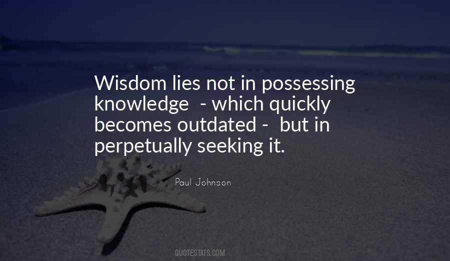 Quotes About Seeking Wisdom #1817840