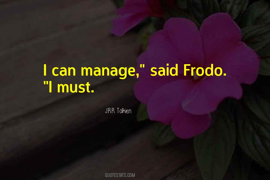 Quotes About Frodo #238935