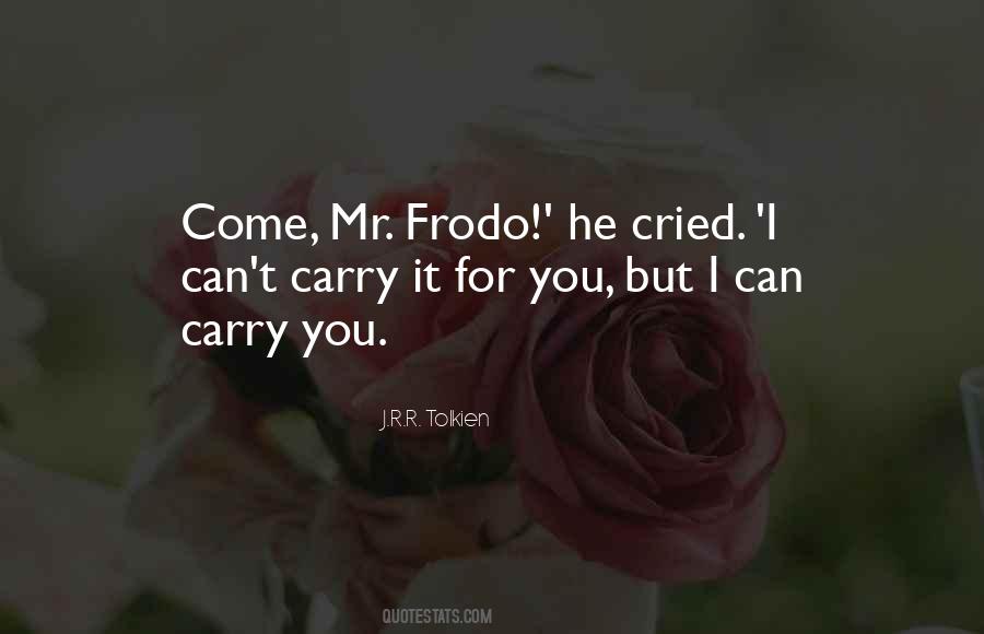 Quotes About Frodo #957424