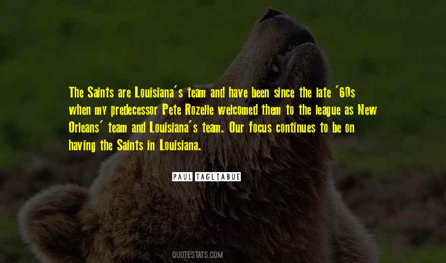 Quotes About New Orleans Saints #1841620