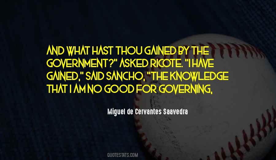 Quotes About Sancho #1175419