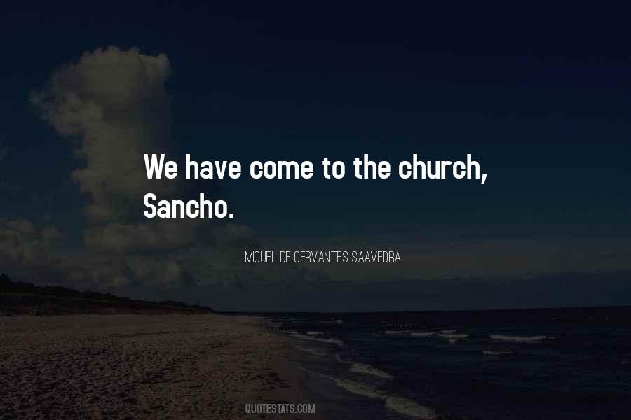 Quotes About Sancho #1187902