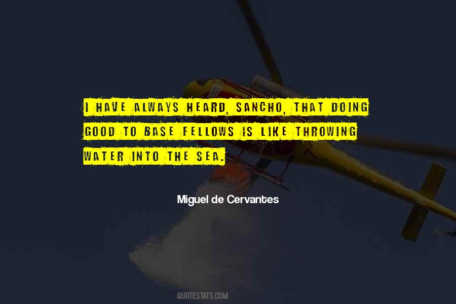 Quotes About Sancho #1816053