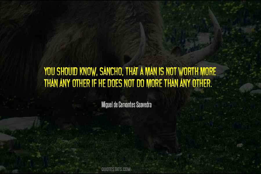 Quotes About Sancho #748529