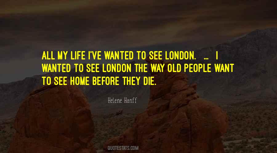 Quotes About London England #1306085
