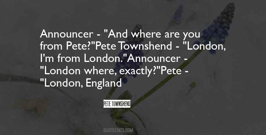 Quotes About London England #766888