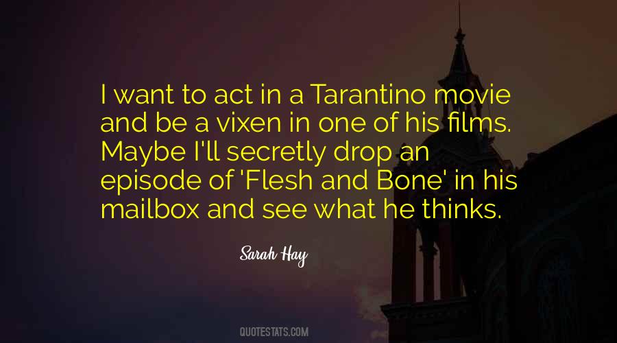 Quotes About Tarantino #1258781