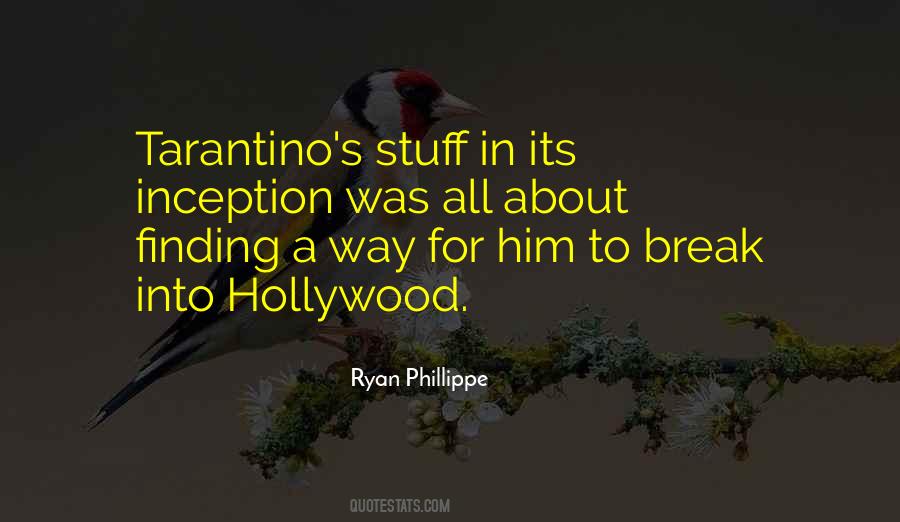 Quotes About Tarantino #1626401