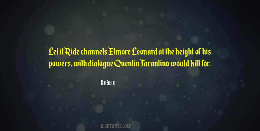 Quotes About Tarantino #789999